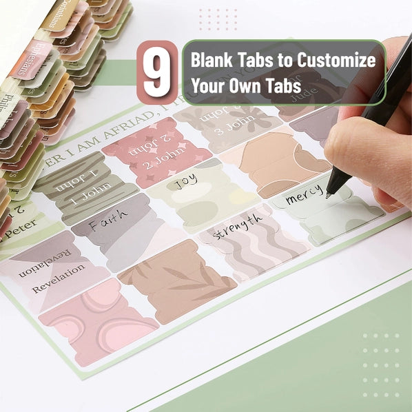 Laminated Bible Tabs 75 Pack
