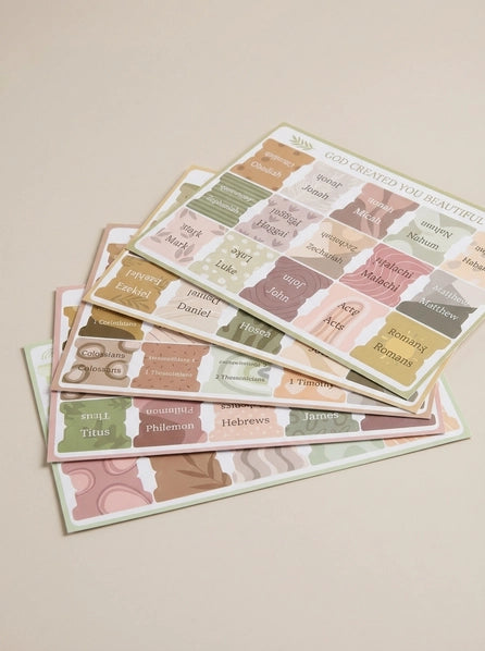 Laminated Bible Tabs 75 Pack