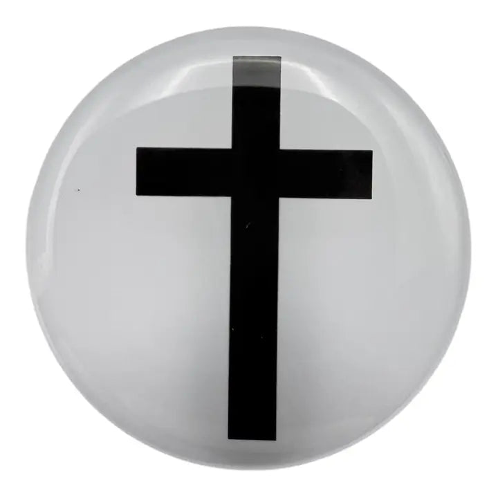 Tap To Pray™ - Prayer Tag Stickers| White + Cross