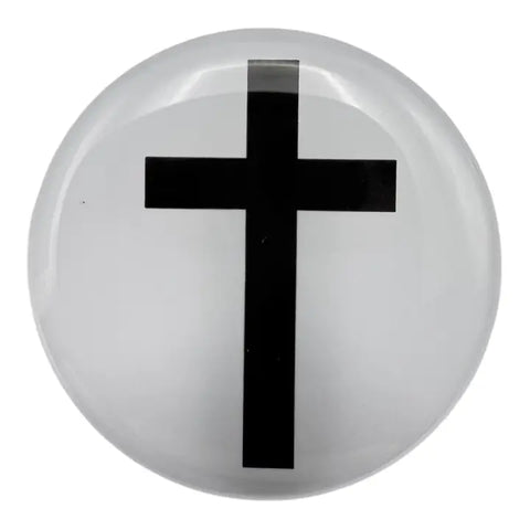 Tap To Pray™ - Prayer Tag Stickers| White + Cross