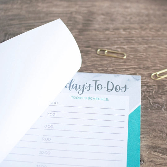 Timed Daily Planning Pad 6x9 in