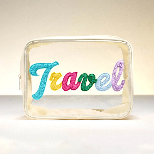 Pool Message Transparent Pouch Bag / Organizer