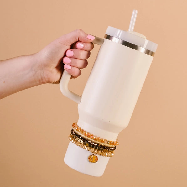 Tumbler Bracelet Stack-Autumn Glow