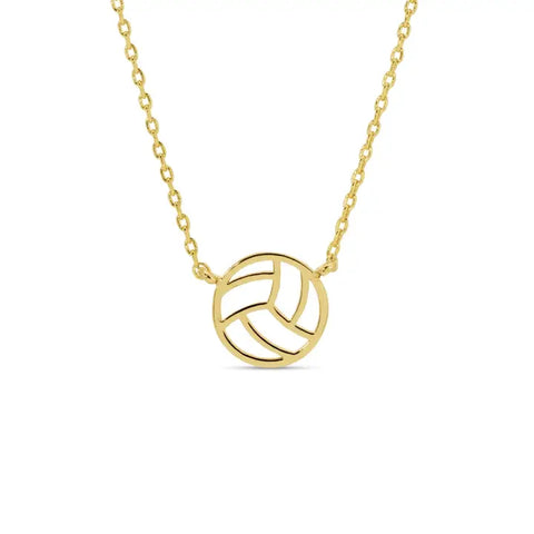 Petite Sports Necklace | Baseball/Softball, Basketball, Volleyball