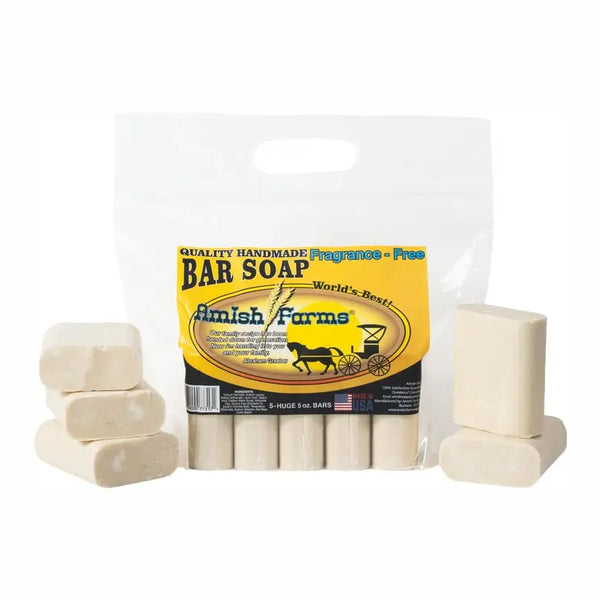 Amish Farms Soap 5-Bar Bag - Fragrance Free