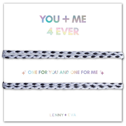 Set of 2 Friendship Bracelets | You+Me 4 Ever