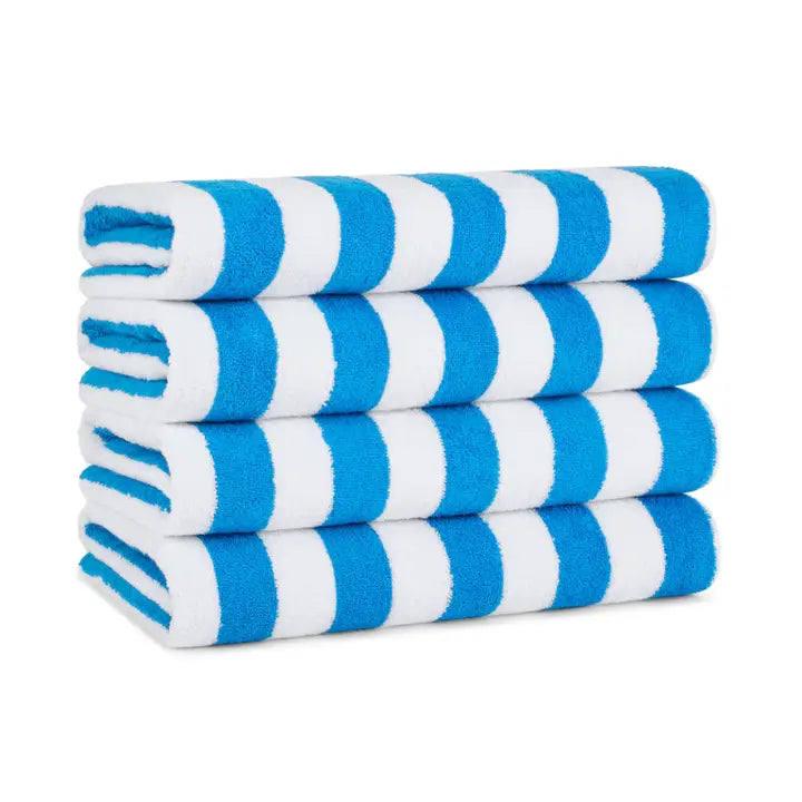 Cabana Striped Beach Towels | Blue