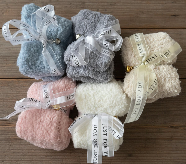 Women's Holiday Cozy Socks with Jingle Bell