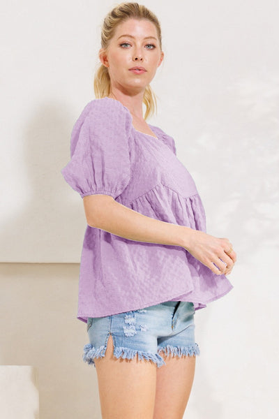 Babydoll Blouse | Lavender