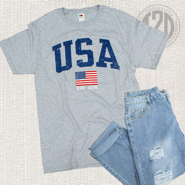 Sporty USA Patriotic T-Shirt