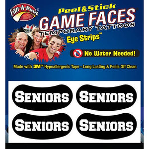 Seniors Eyestrips | Temporary Tattoos