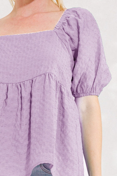 Babydoll Blouse | Lavender