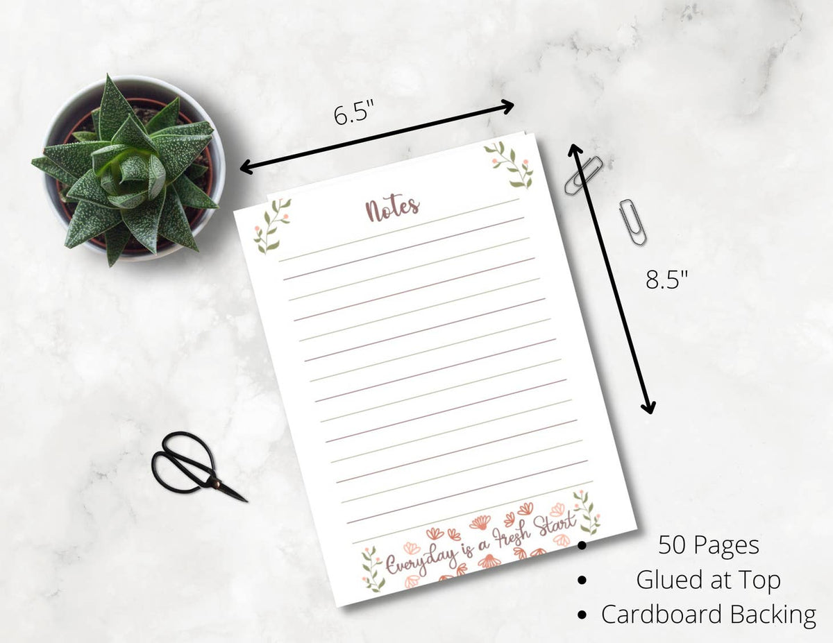 Everyday is a Fresh Start Notepad – Small Town Variety