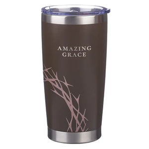 Amazing Grace Brown Stainless Steel Tumbler