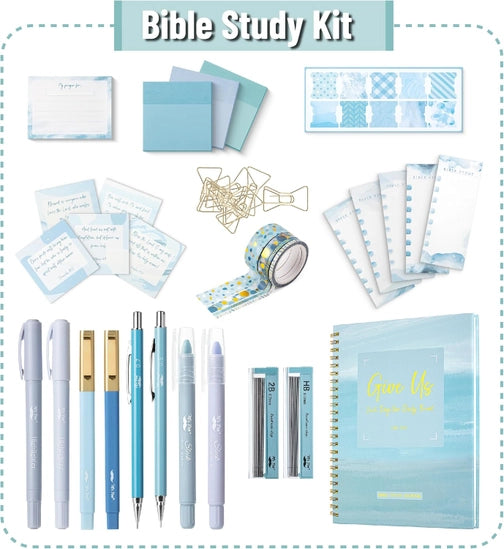 Ocean Breeze Bible Journaling Kit For Women