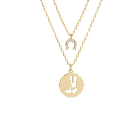 Western Spirit, Double Layer Cowgirl Necklace