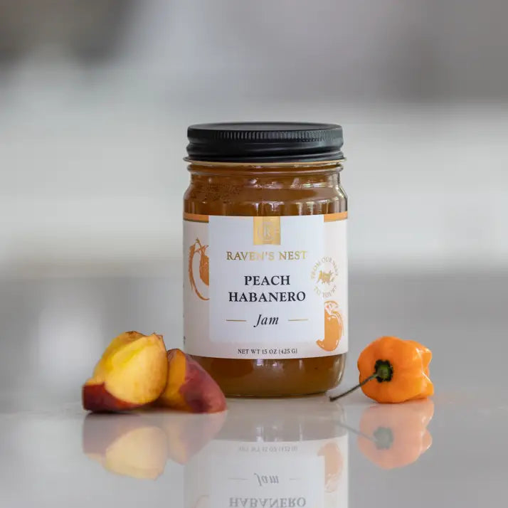 Peach Habanero Jam - 15 oz.