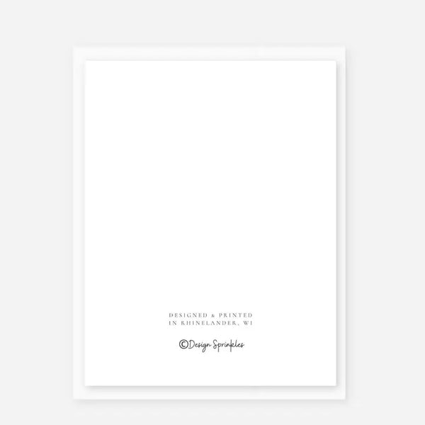 Baby Shower Card: Stork Design For New Moms