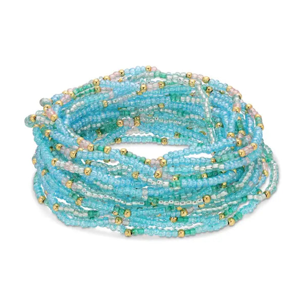2mm Stretch Seed Beed Bracelets | Seaglass