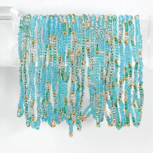 2mm Stretch Seed Beed Bracelets | Seaglass