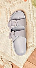 Candy Color Double Buckle Strap | Blue