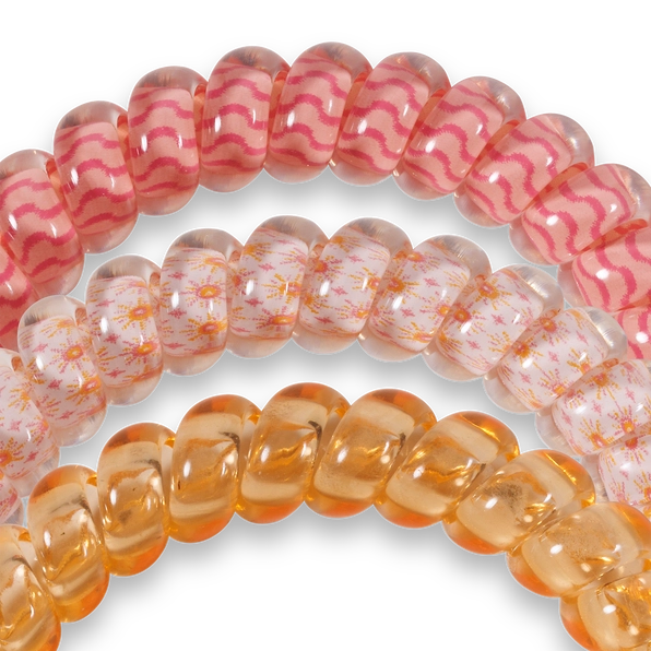 Spiral Hair Coil | Small | Summer Colors