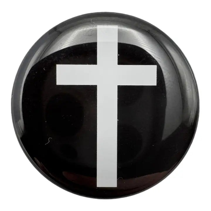 Tap To Pray™ - Prayer Tag Stickers | Black + Cross