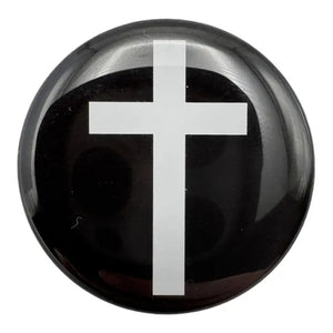 Tap To Pray™ - Prayer Tag Stickers | Black + Cross