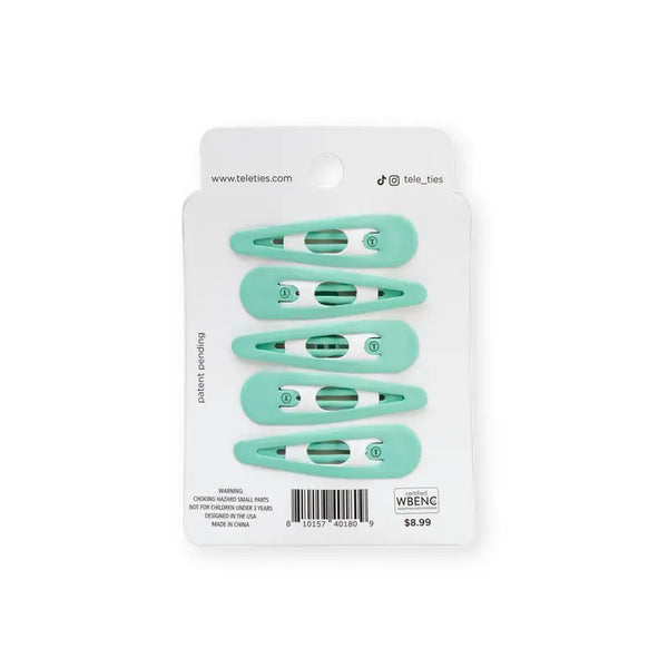 Snap Clip | Totally Turquoise | 6 Count