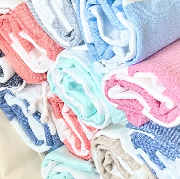 Turkish Cotton Towels / Oversized | Variety Of Colors