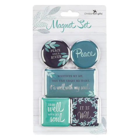 It Is Well/Peace Magnet Set