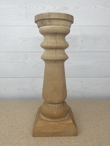 Wood Candle Holder