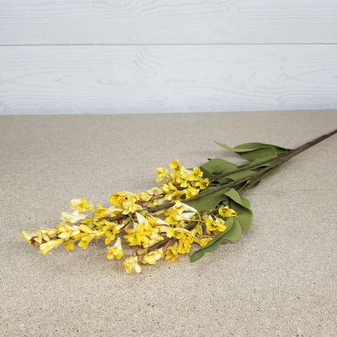 32" Mustard Paper Flower Stem