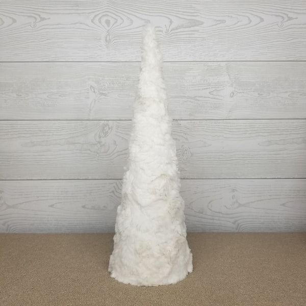 White & Taupe Cone Trees
