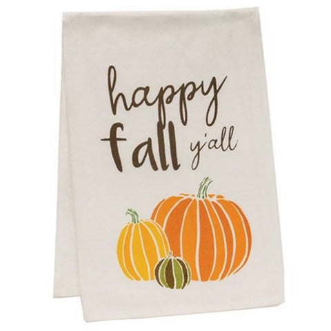 Happy Fall Y’all Dish Towel