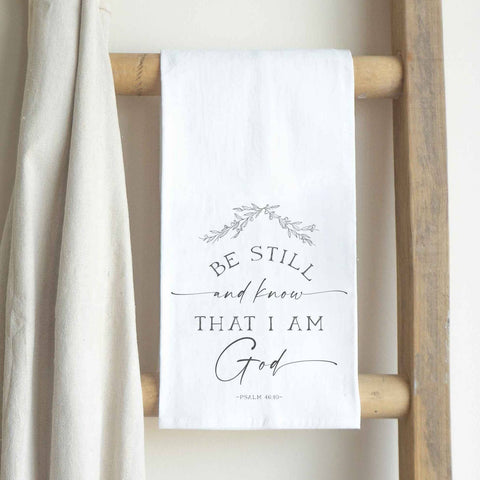 Be Still... Tea Towel | Faith Based