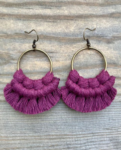 Small Fringe Earrings